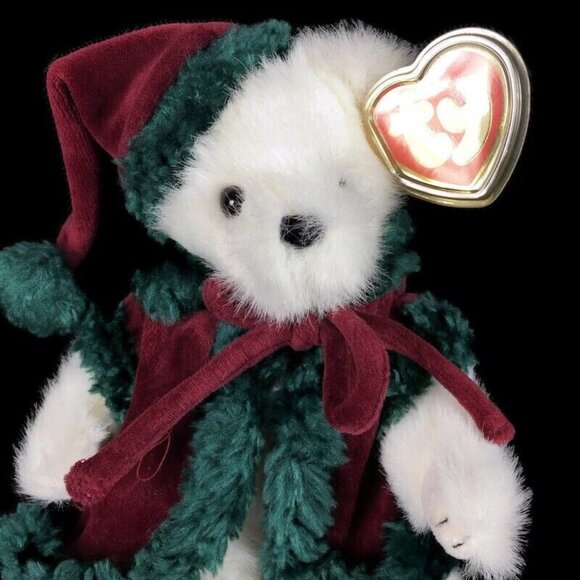 Ty Beanie Baby Klause Christmas plush Teddy Bear with origional tag - Picture 4 of 7